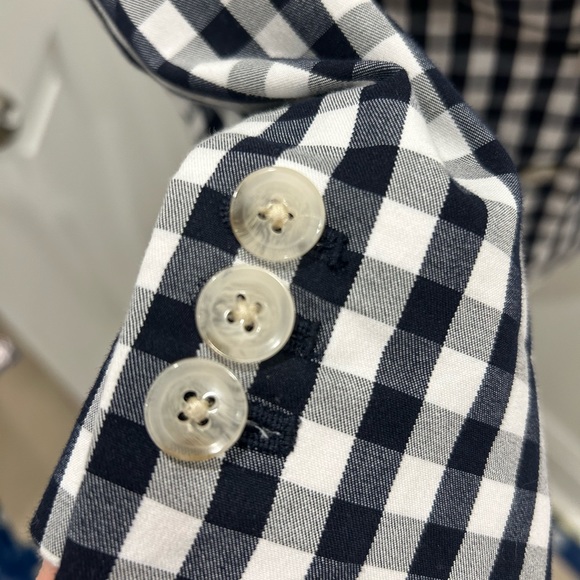 Banana Republic Ginham blazer sz 00P - Picture 7 of 9